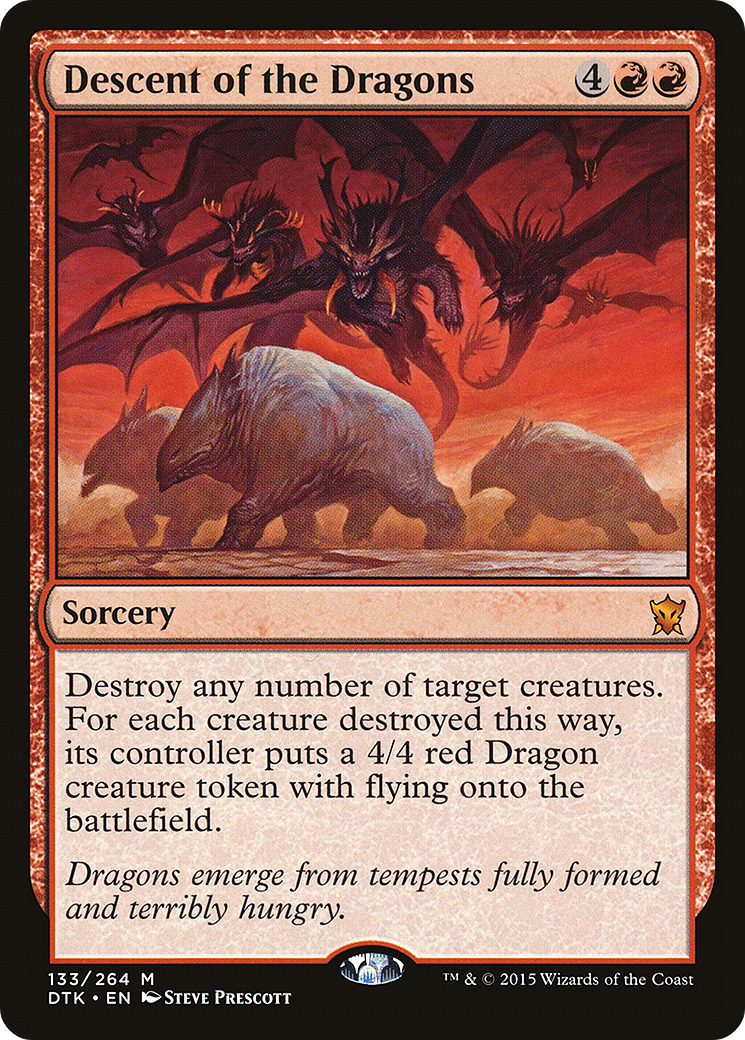 Descent of the Dragons - Foil