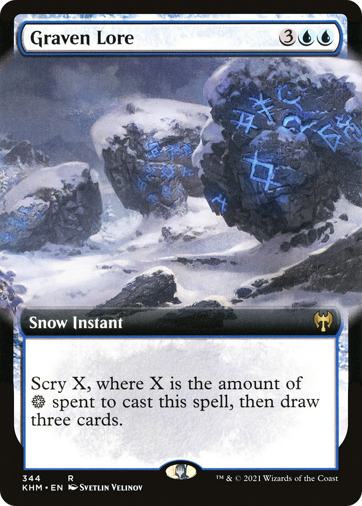 Graven Lore (344) (Extended Art) - Foil