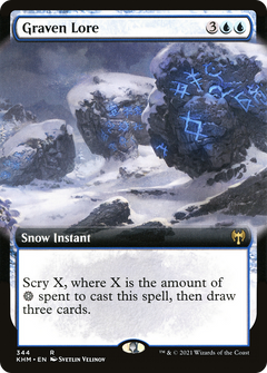 Graven Lore (344) (Extended Art) - Foil