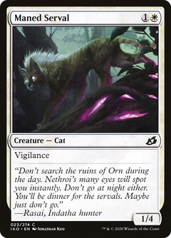 Maned Serval - Foil