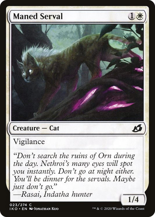 Maned Serval - Foil