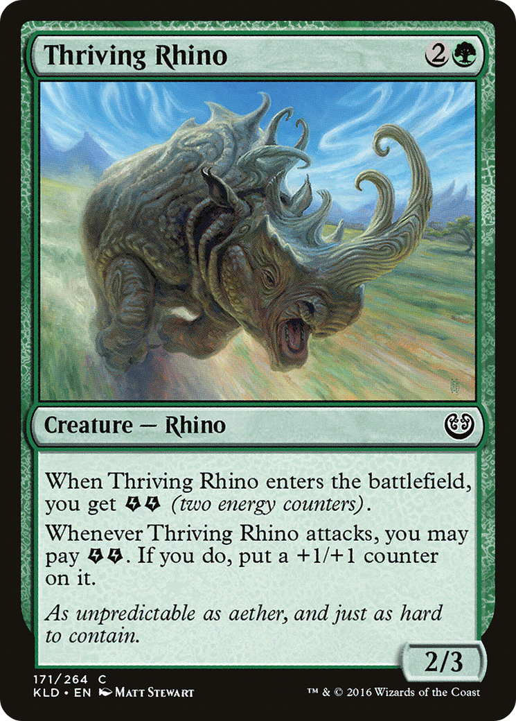 Thriving Rhino - Foil