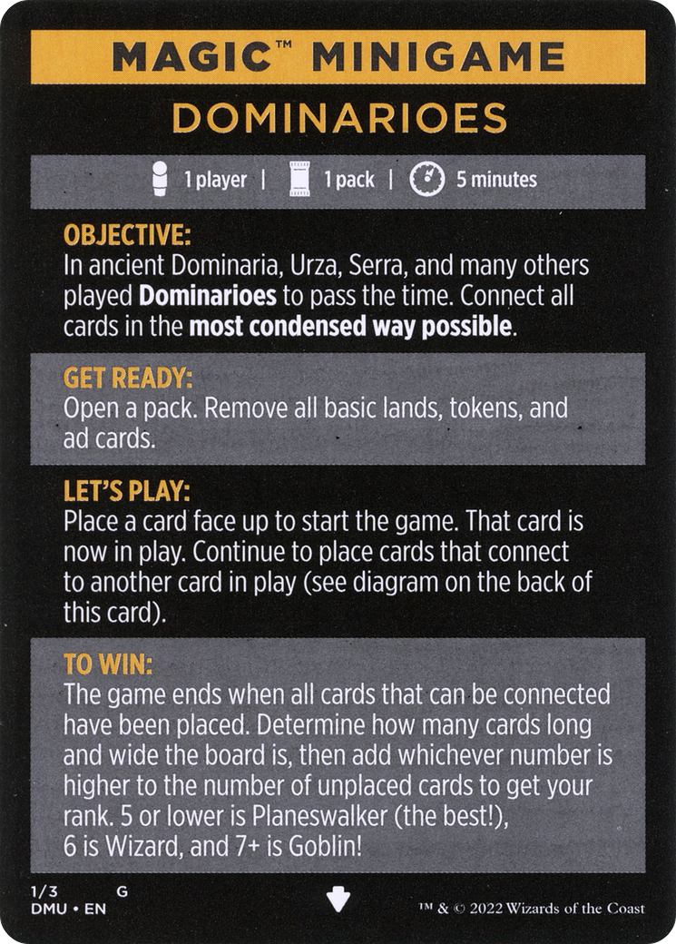 Magic Minigame: Dominarioes (MDMU)