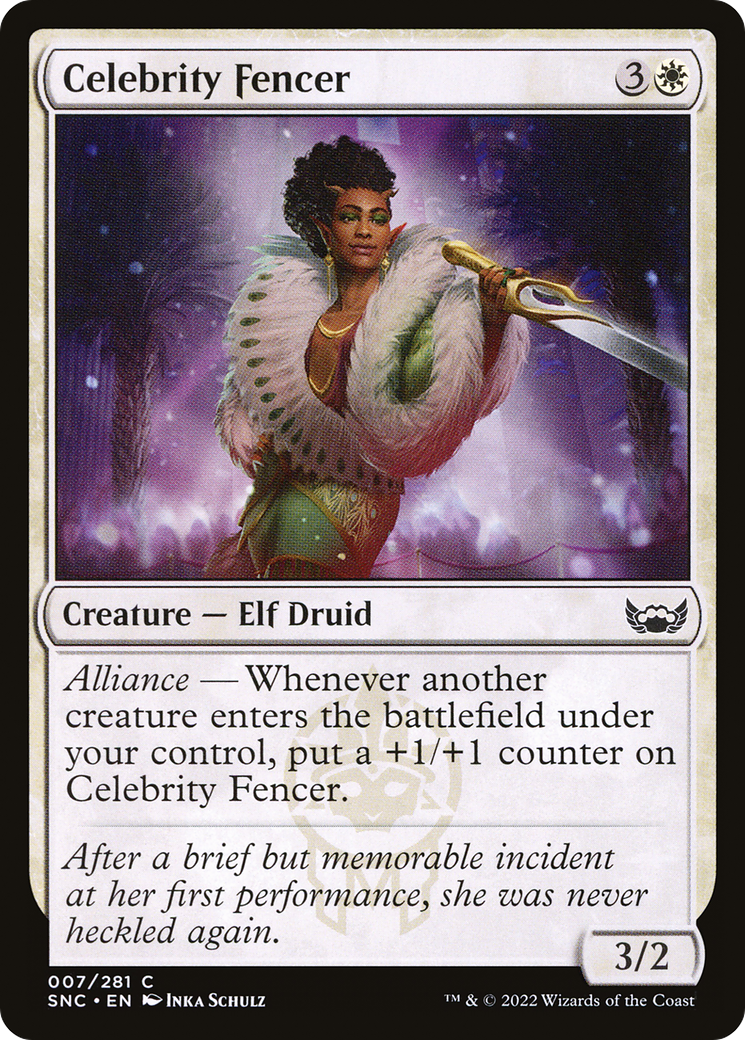 Celebrity Fencer - Foil