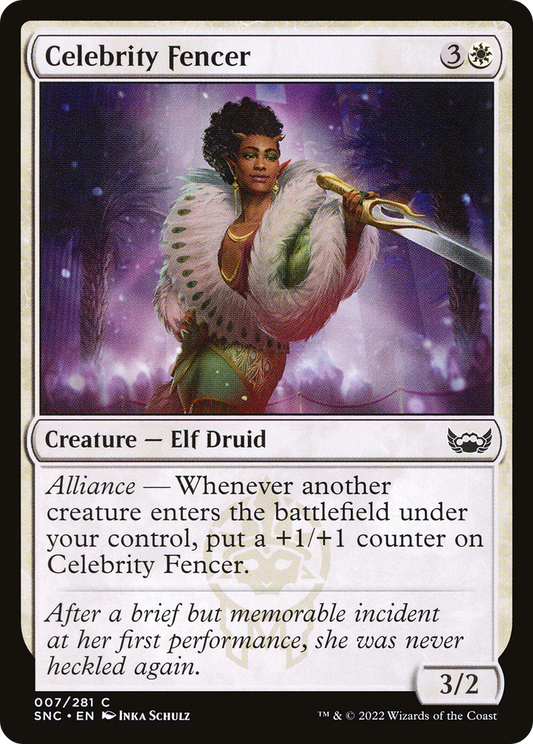 Celebrity Fencer - Foil