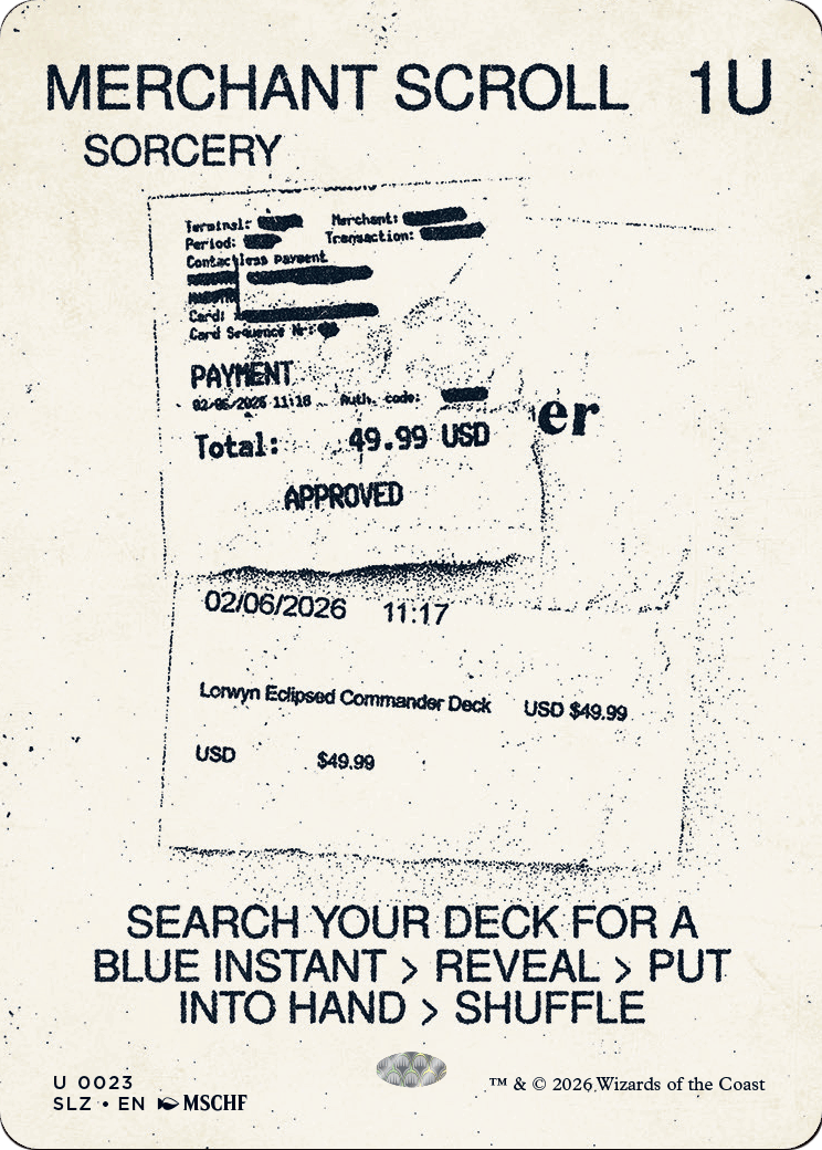 Merchant Scroll (0023) (Showcase) (SLZ)