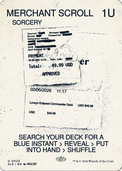 Merchant Scroll (0023) (Showcase) (SLZ)