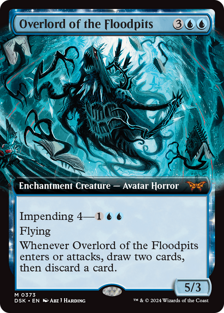 Overlord of the Floodpits (0373) (Extended Art) - Foil