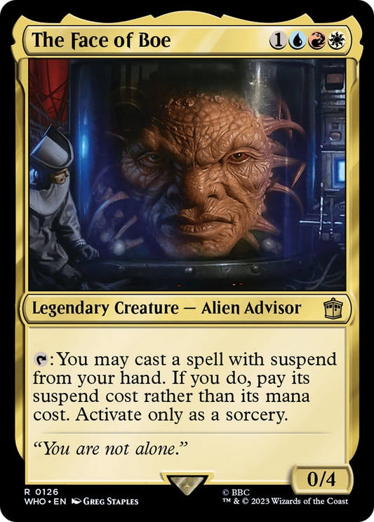 The Face of Boe - Foil