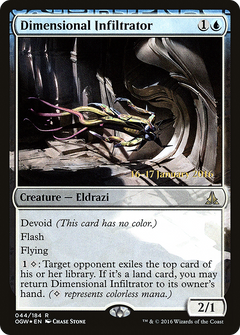 Dimensional Infiltrator (044) (Prerelease) - Foil