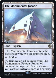 The Monumental Facade (255) (Prerelease) - Foil