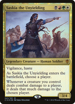 Saskia the Unyielding - Foil