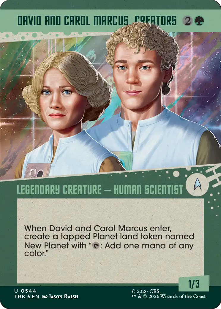 David and Carol Marcus, Creators (0544) (Showcase) (TRK) - Surge Foil