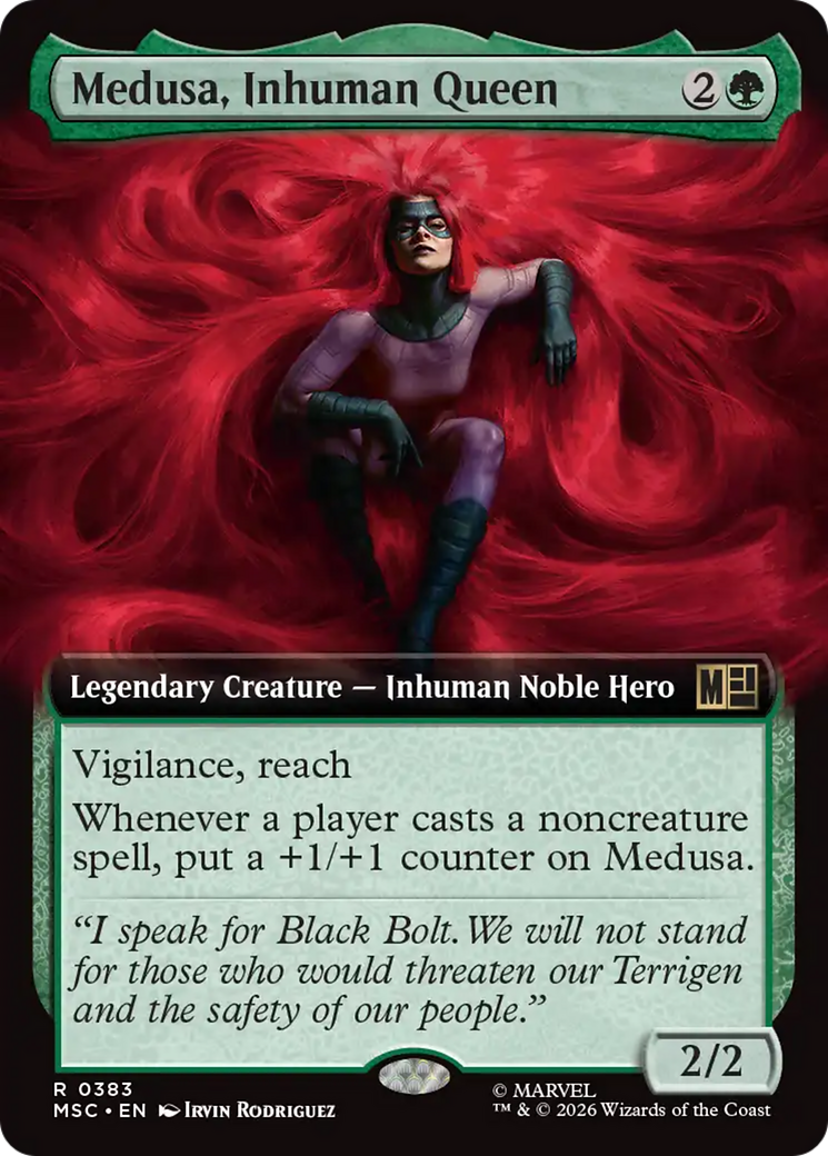 Medusa, Inhuman Queen (0383) (Extended Art) (MSC)