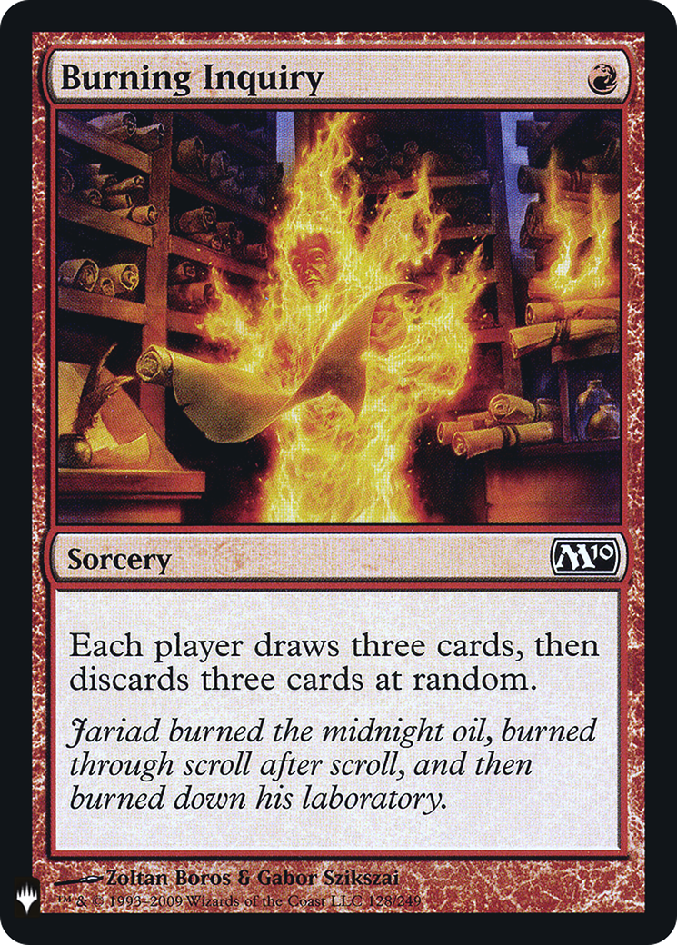 Burning Inquiry - Foil