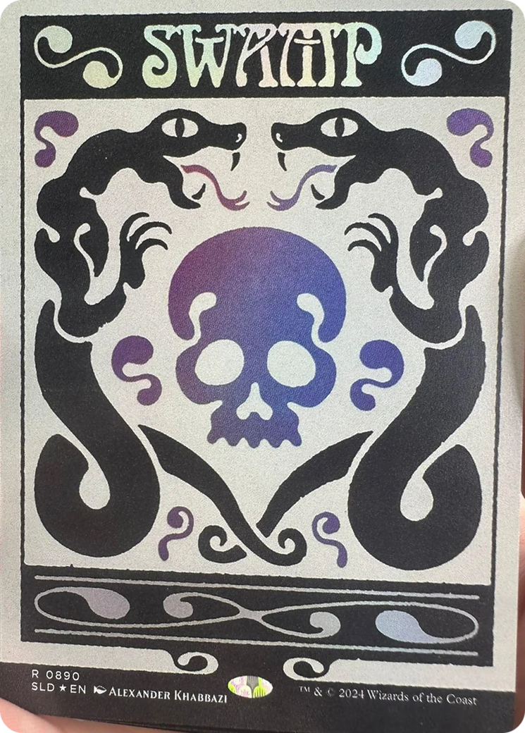 Swamp(0890) (Showcase) - Foil