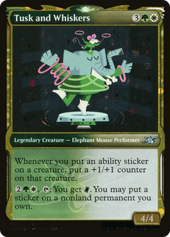 Tusk and Whiskers (524) (Showcase) - Galaxy Foil