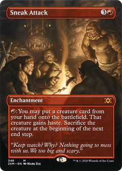 Sneak Attack (348) (Borderless) - Foil