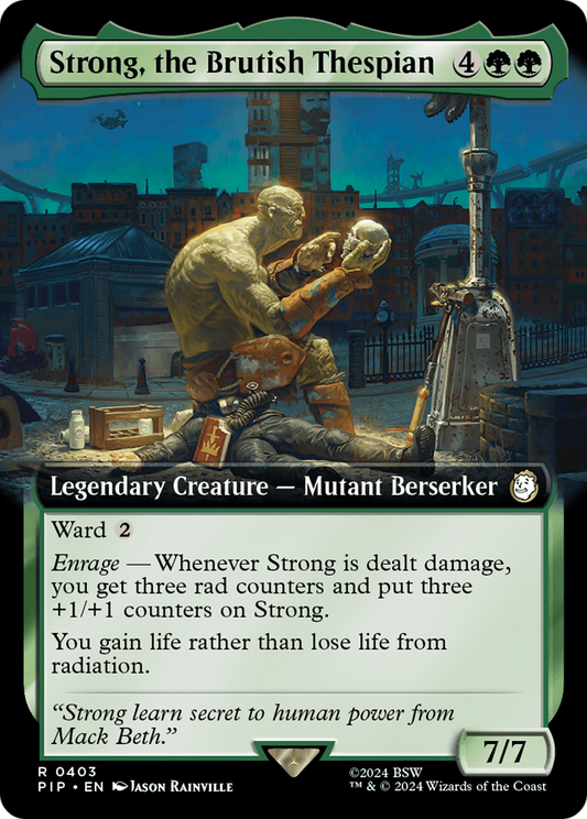 Strong, the Brutish Thespian (0403) (Extended Art) - Foil