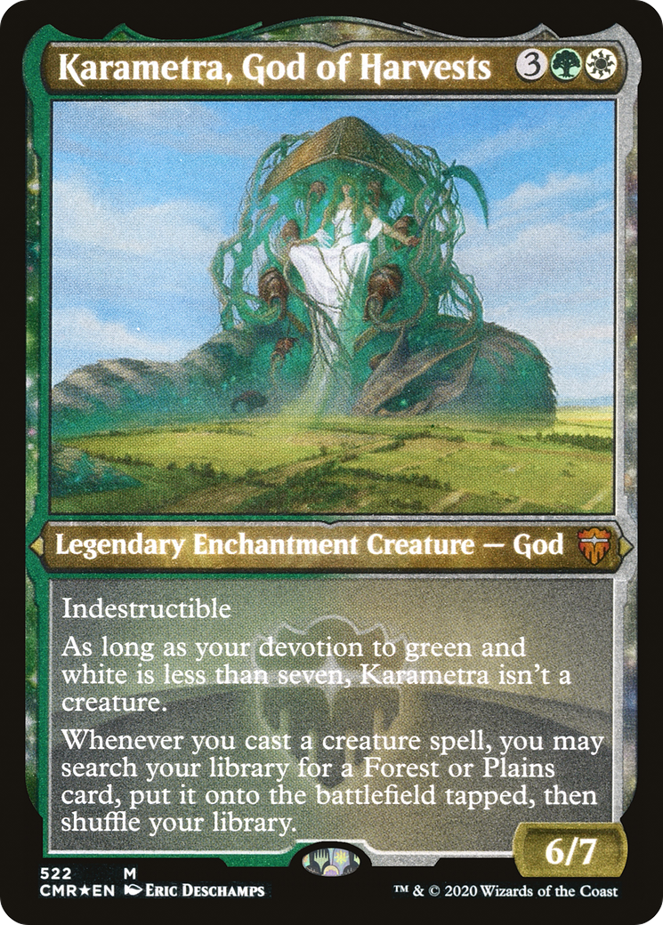Karametra, God of Harvest - Foil Etched