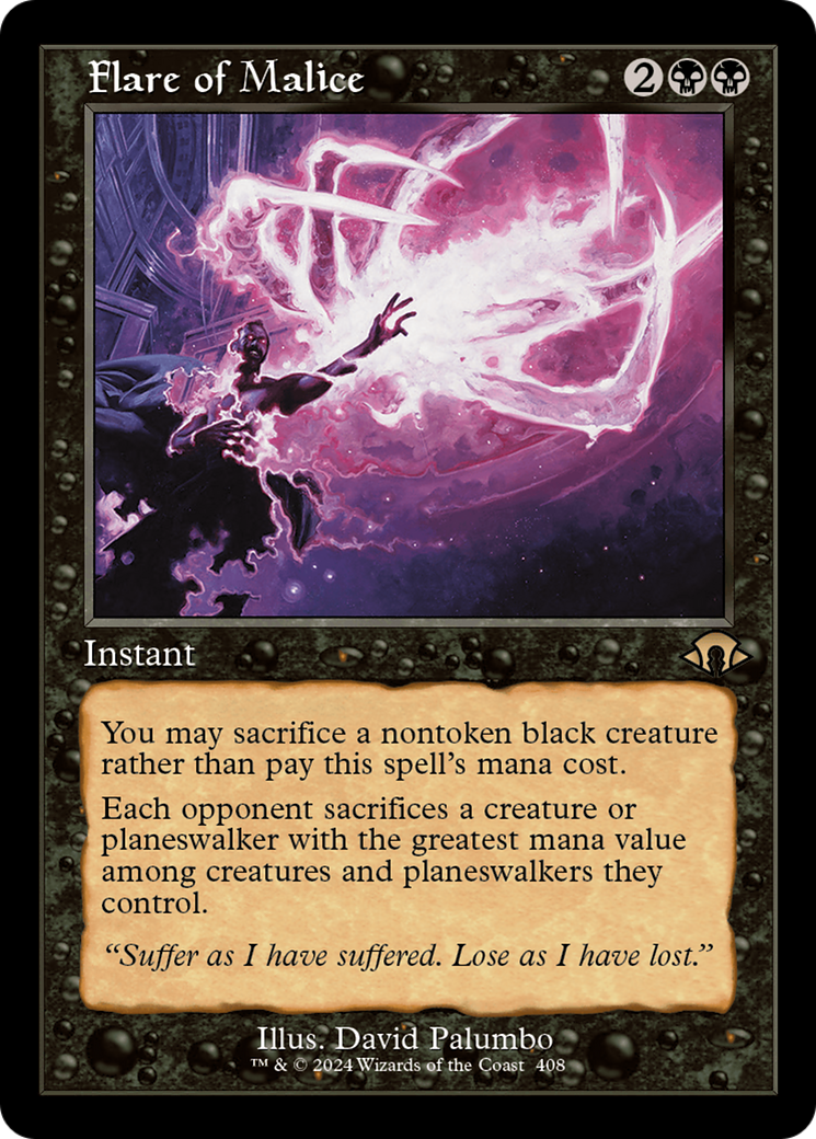 Flare of Malice (0408) (Retro Frame)
