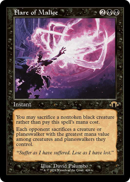 Flare of Malice (0408) (Retro Frame)