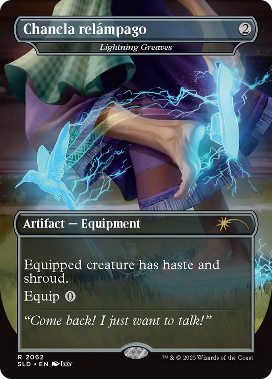 Chancla relampago [Lightning Greaves] (2062) (Borderless) - Foil