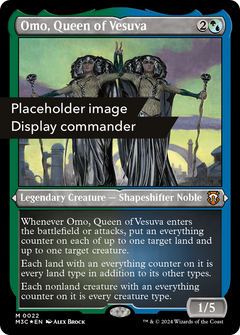 Omo, Queen of Vesuva (0149) (Display Commander) (Thick Stock) - Ripple Foil