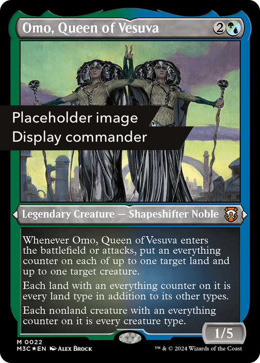 Omo, Queen of Vesuva (0149) (Display Commander) (Thick Stock) - Ripple Foil