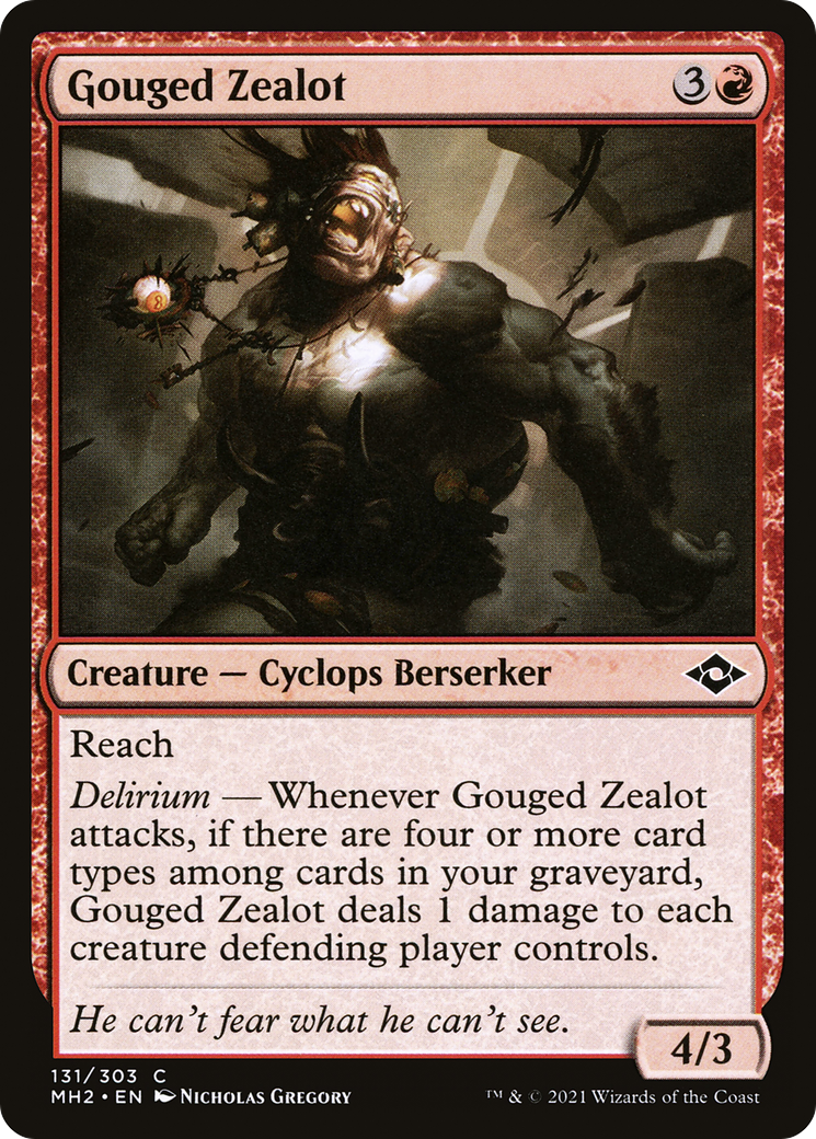 Gouged Zealot - Foil