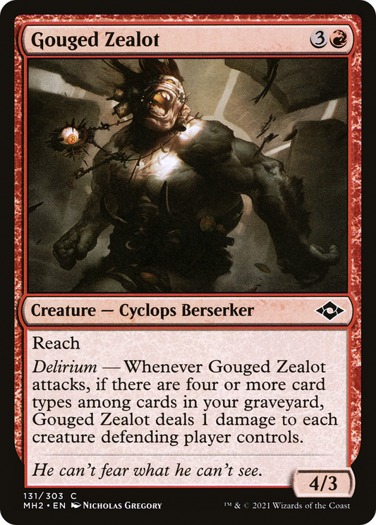 Gouged Zealot - Foil