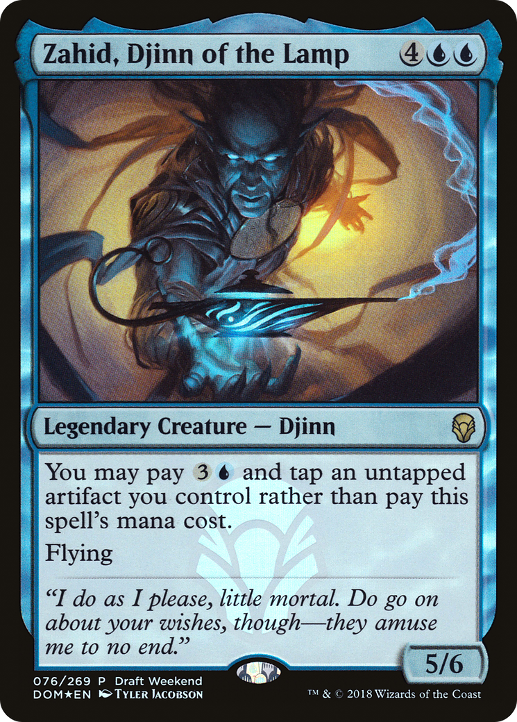 Zahid, Djinn of the Lamp (076) (Draft Weekend) - Foil