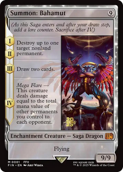 Summon: Bahamut (0001) (Prerelease) - Foil