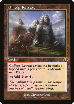 Clifftop Retreat (393) (Retro Frame) - Foil