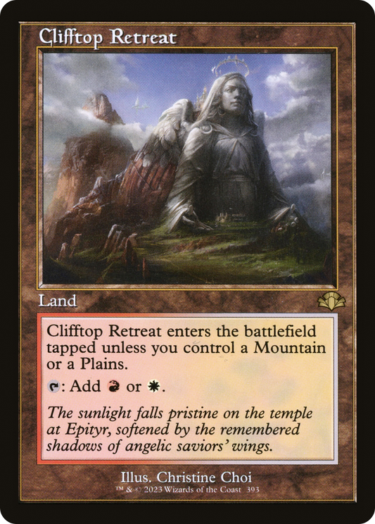 Clifftop Retreat (393) (Retro Frame) - Foil