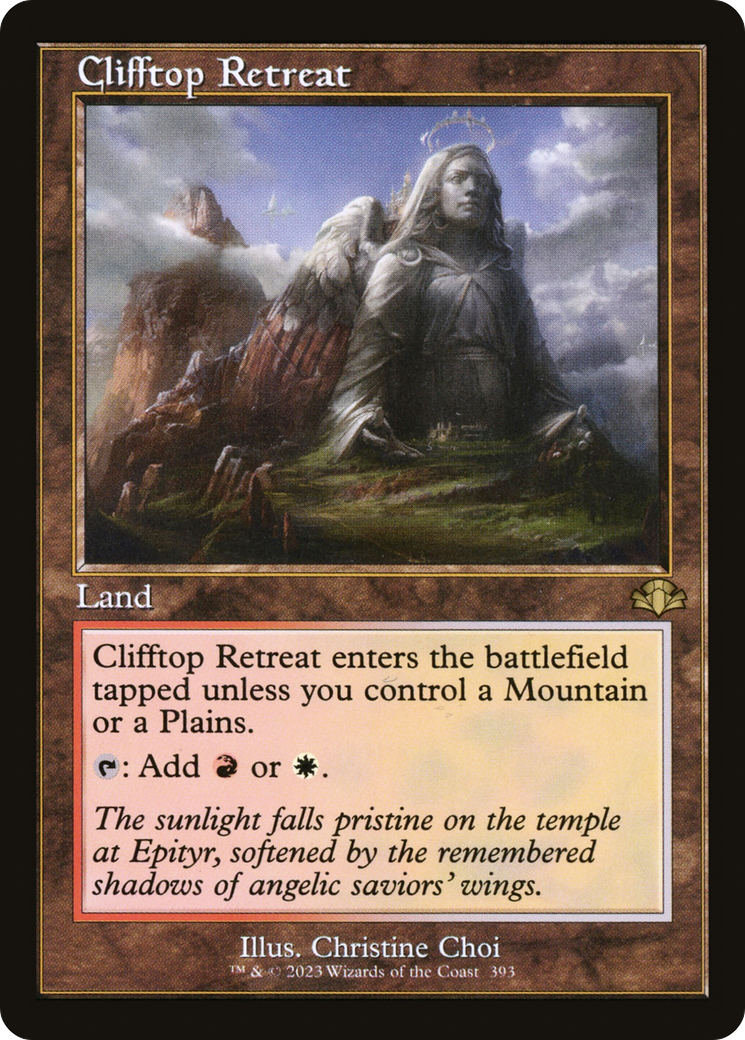 Clifftop Retreat (393) (Retro Frame)