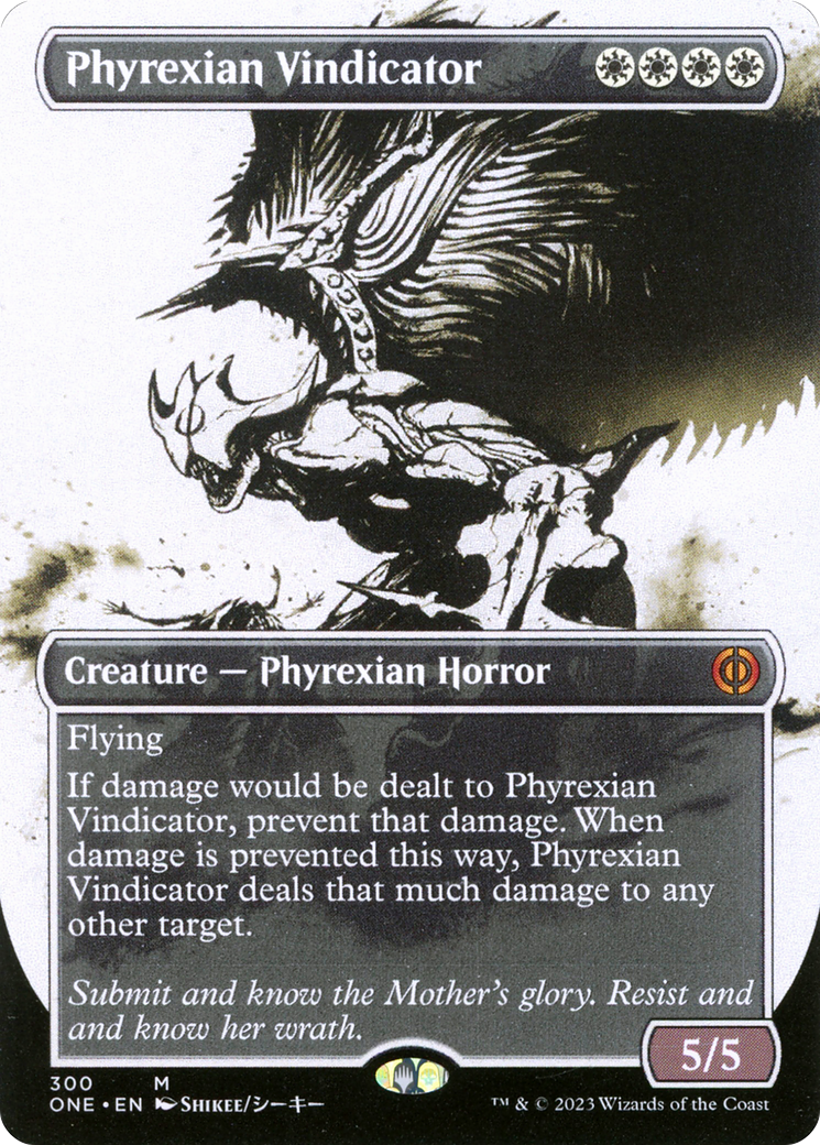 Phyrexian Vindicator (300) (Borderless) (Showcase) - Foil