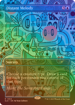 Distant Melody (1464) (Borderless) - Rainbow Foil