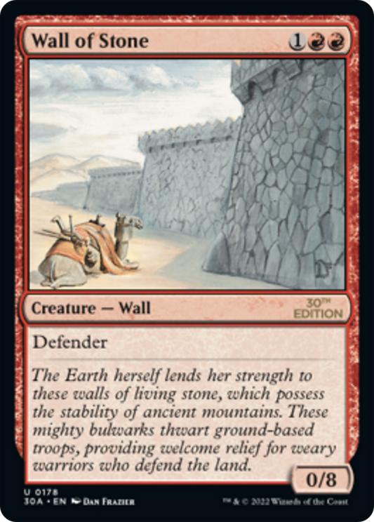 Wall of Stone (Modern Frame)