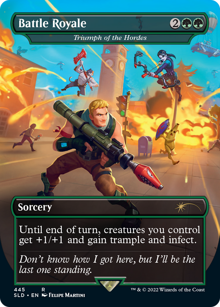 Battle Royale [Triumph of the Hordes] (445) (Borderless) - Foil