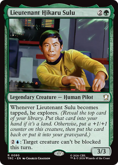 Lieutenant Hikaru Sulu (TRC) - Surge Foil