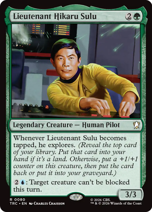 Lieutenant Hikaru Sulu (TRC) - Surge Foil