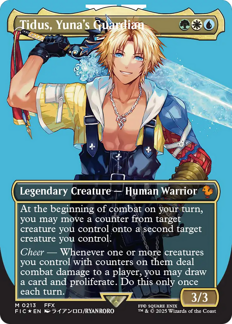 Tidus, Yuna's Guardian (0213) (Borderless) - Surge Foil