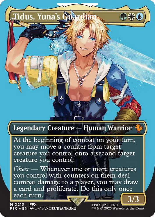 Tidus, Yuna's Guardian (0213) (Borderless) - Surge Foil