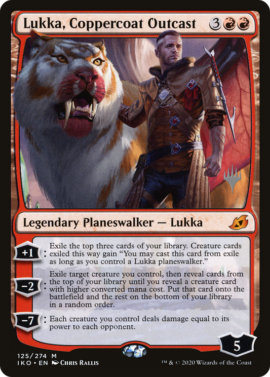 Lukka, Coppercoat Outcast (125) (Promo Pack) - Foil