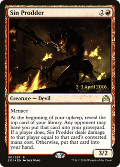 Sin Prodder (181) (Prerelease) - Foil