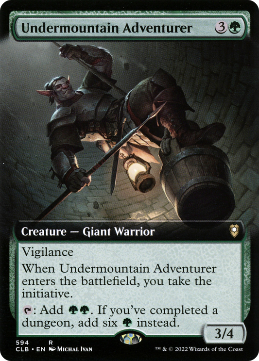 Undermountain Adventurer (594) (Extended Art) - Foil