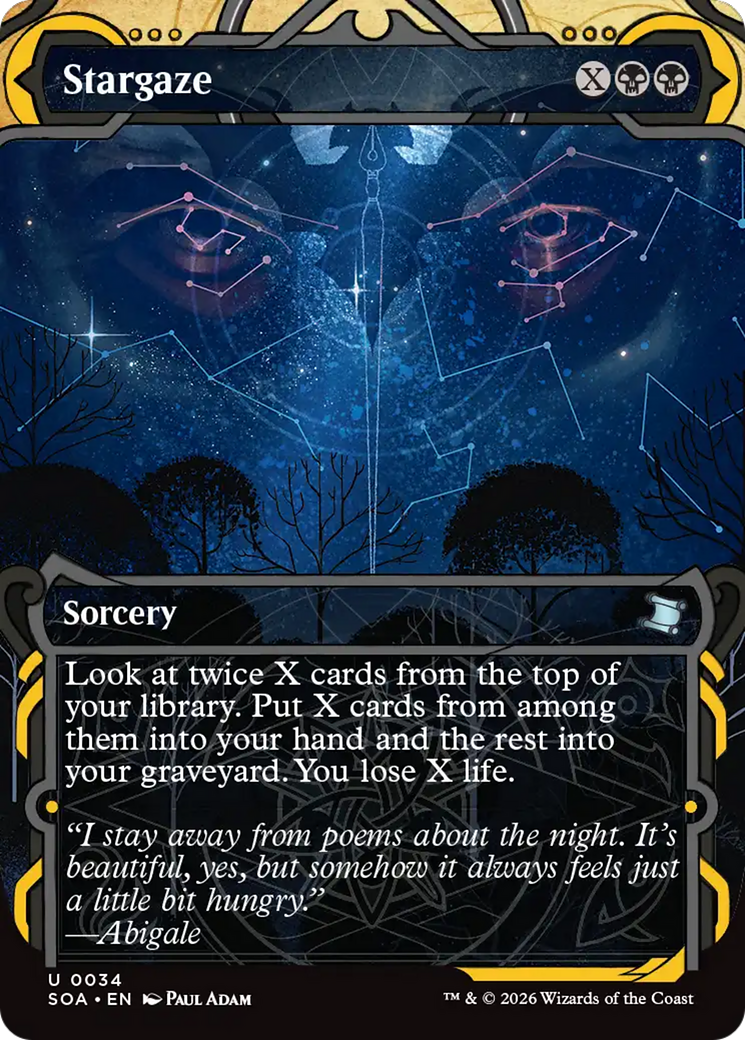 Stargaze (0034) (Showcase) (SOA) - Foil