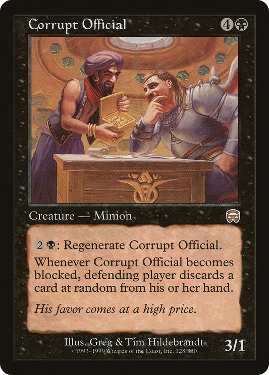 Corrupt Official - Foil