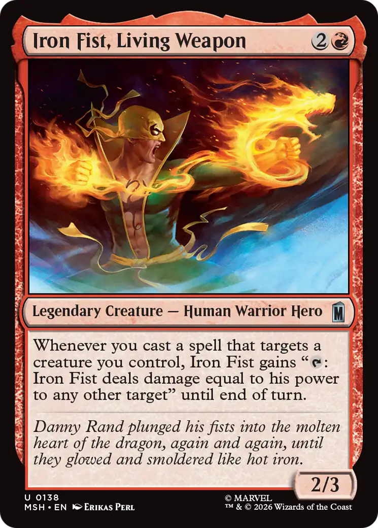 Iron Fist, Living Weapon (0138) (MSH)